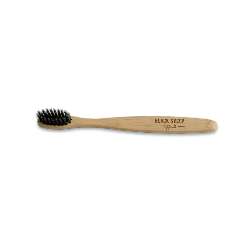 Black Sheep Bamboo Toothbrush w/ Charcoal Bristles