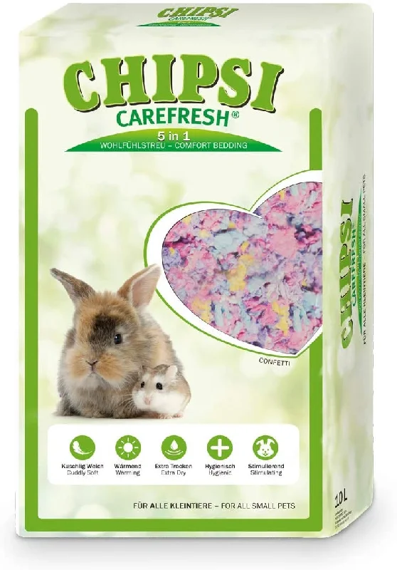 CHIPSI Carefresh Confetti Aşternut pentru rozătoare, pelete din celuloză 10L/1kg