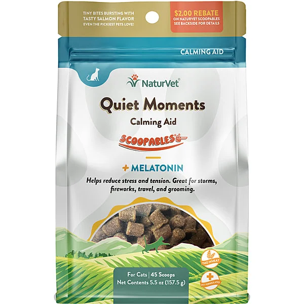 NATURVET Quiet Moments w/Melatonin Scoopables, 157.5g (5.5oz)