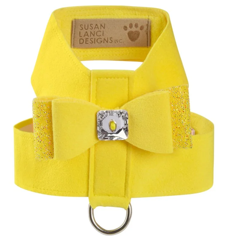 Susan Lanci AB Crystal Stellar Big Bow Tinkie Harness in Sunshine